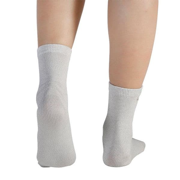 Grounding Socks — Silver Fiber view 4