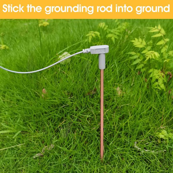 Grounding Rod Kit — Direct Earth Connection, No Outlet Needed